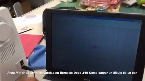 Anna Martínez www.sewpatch.com Bernette Deco 340 Como cargar un dibujo de un pen