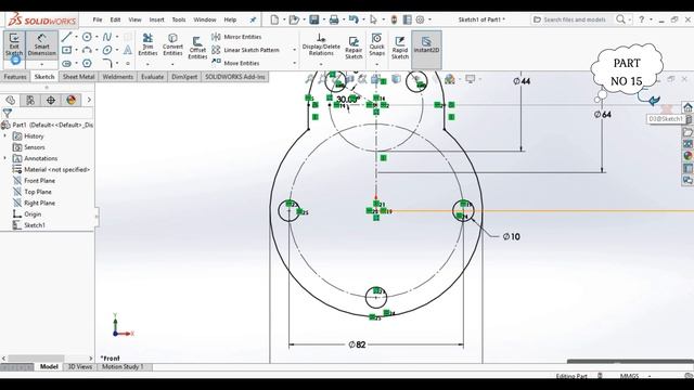 AUTOCAD l SOLIDWORKS l CAD ENGINEER l PART MODEL 15? смотреть онлайн