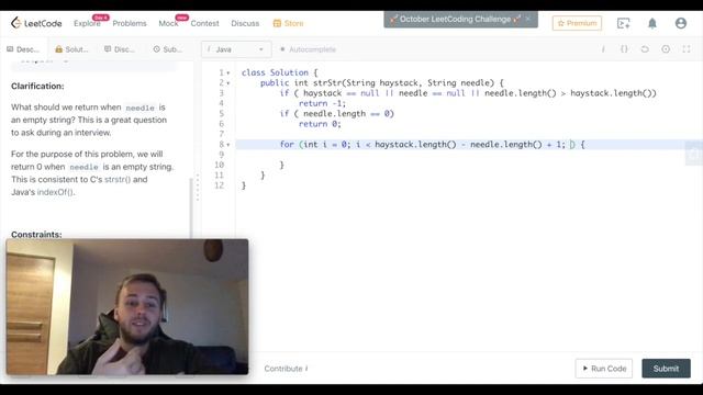 Leetcode 28. Implement strStr() [Java] смотреть онлайн