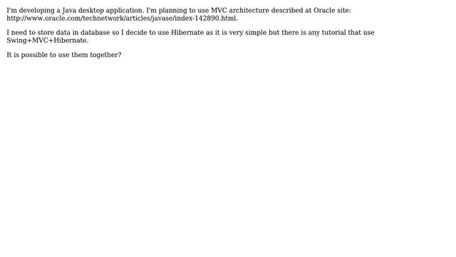 Software Engineering: Java desktop application using MVC + Hibernate смотреть онлайн
