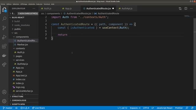 [ReactJS FR] (Part 1) Authentification à l'aide du Context Hook de ReactJS смотреть онлайн
