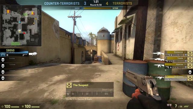 CS:GO Blatant Hacker #2 Wallhack, Silent Aim, Triggerbot смотреть онлайн