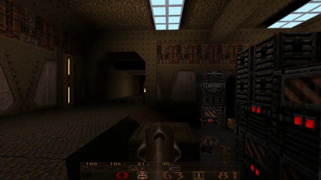 Quake Mission Pack 1: Scourge of Armagon - HIP1M5: Military Complex (Secret Level) смотреть онлайн