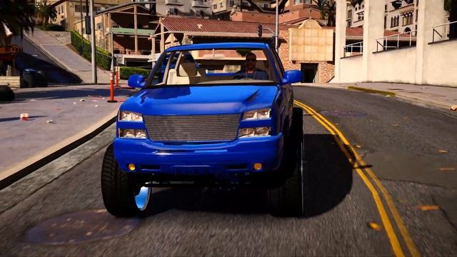 Chevrolet Silverado on 30 inch Amani Forged Wheels - GTA V MODS 4k смотреть онлайн