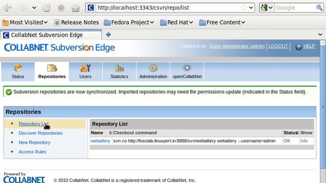 version control system using subversion edge 6 смотреть онлайн