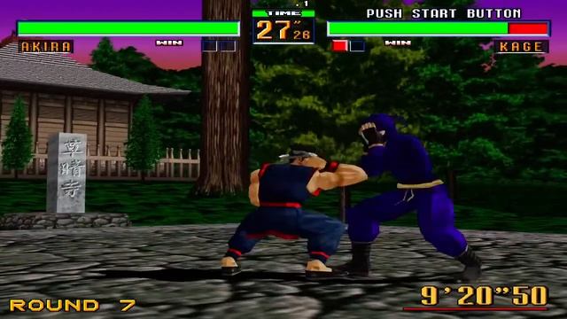 Virtua Fighter 2 Akira Playthrough смотреть онлайн