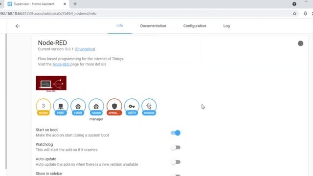 Home Assistant: Node-RED quick install. смотреть онлайн