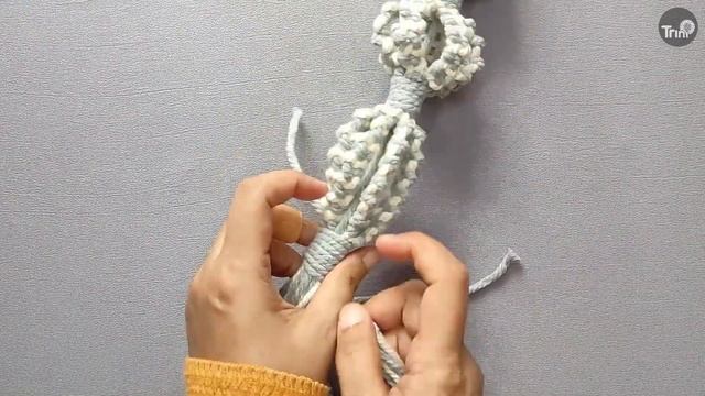 DIY Macrame Plant Hanger With NO RING | Macrame Plant Hanger With Beads смотреть онлайн