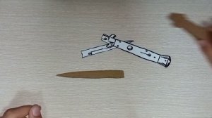 Стилет из Standoff 2 из картона, VORTEX