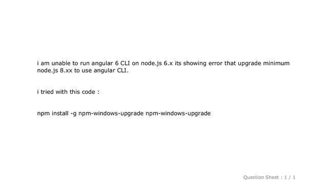 HTML : how to update node.js 6.x to 8.x in windows operating sysytem using CLI смотреть онлайн