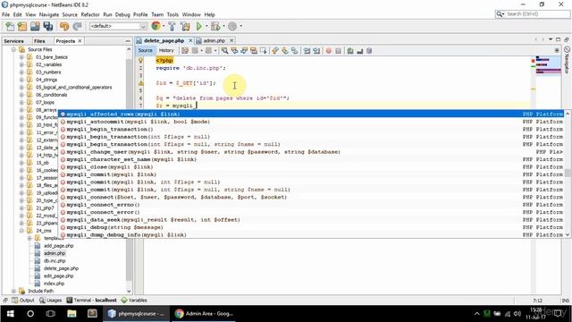 67 cms admin 6 - PHP and MySQL beginner to developer смотреть онлайн