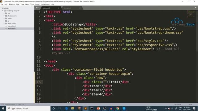 Using Bootstrap Grid Layout | Learn Bootstrap | Bootstrap Tutorial in Hindi смотреть онлайн