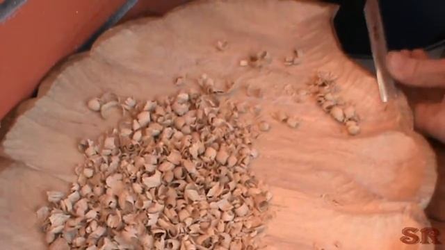 Поднос для фруктов Резьба по дереву Woodcarving смотреть онлайн