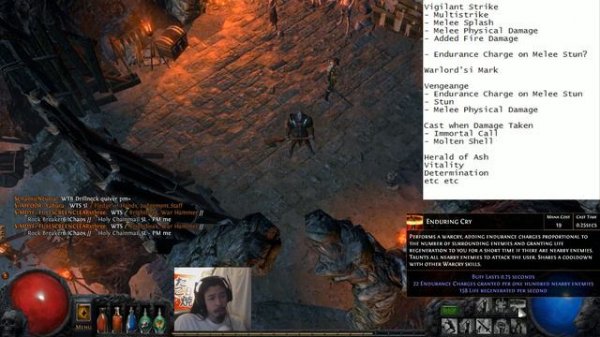 PoE Vigilant Strike Build - Infinite Endurance Charge Engine