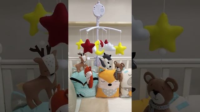 Лесной комплект в кроватку. Обзор. смотреть онлайн