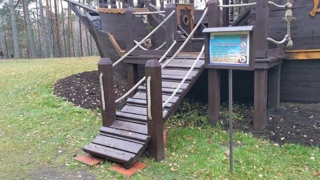 № 6. Пансионат "Зелёный Бор", г. Луга, Ленинградская обл. Утренняя прогулка. Обзор территории. 2022 смотреть онлайн