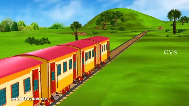Chuku Chuku Railu Vastundi - 3D Animation Telugu Rhymes For Children With Lyrics