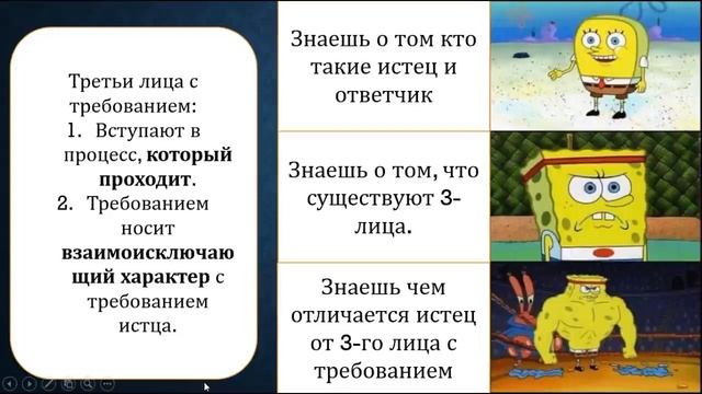 Субъекты гражданского процесса. смотреть онлайн