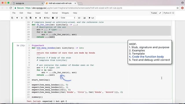 Module 5: How to Design Functions for arbitrary-sized data (example b) смотреть онлайн