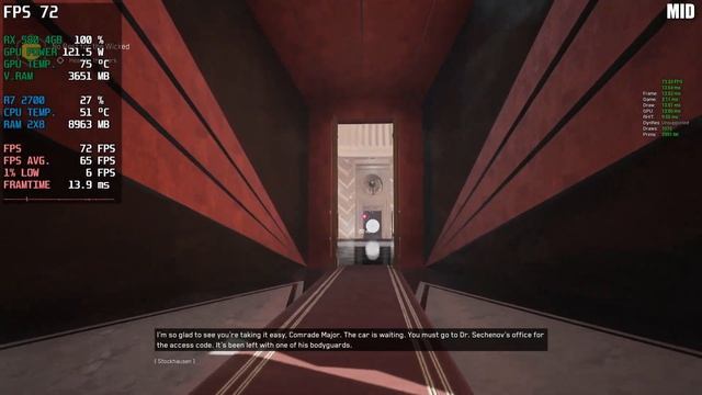 Atomic Heart Dev Build || All Settings Tested || RX580 4GB FPS TEST || смотреть онлайн