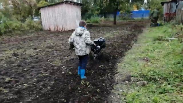 Weima 900m-3 и старый заброшенный сад. смотреть онлайн