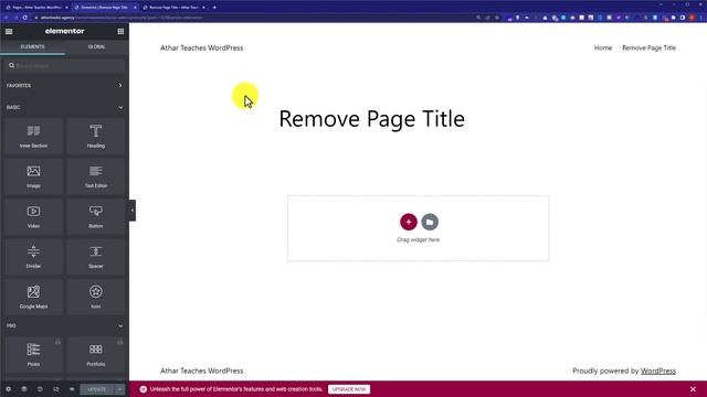 How To Hide Page Title In Wordpress Using Elementor 2023 | Remove Or Hide Page Title In Elementor смотреть онлайн