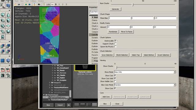 Fractured Static Meshes - 02 - Fracture Tool Settings смотреть онлайн