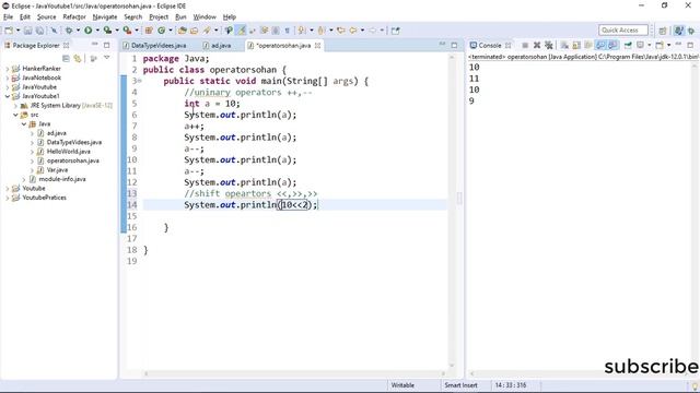 Java Tutorial For Beginners #4 - Math and Arithmetic, Unary, Shift, Assignment Operators in Java смотреть онлайн