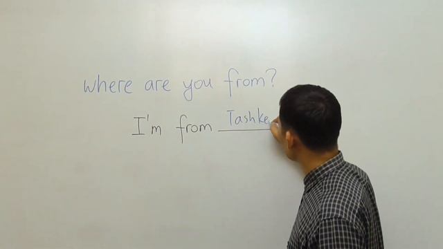 For Kids   4 -- SPECIAL QUESTIONS, Where Are You From? (maxsus So'roq Gaplar)