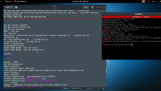 How to fix gecko driver needs to be in path[Selenium,Python and Marionette driver installation] смотреть онлайн