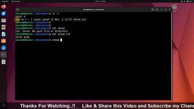 File Permissions in Linux | chmod Command in Linux | How To Use chmod Command in Linux | In Hindi смотреть онлайн