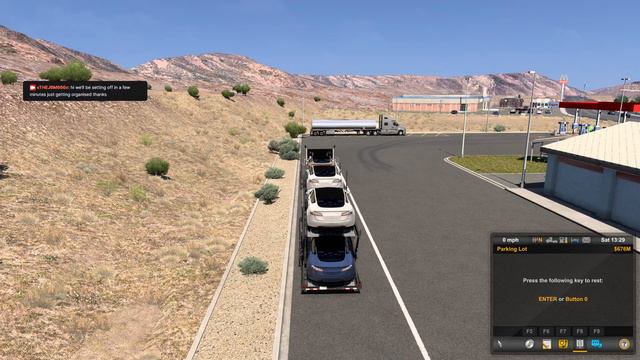 Hauling Tesla's to Texas American Truck Simulator FOV смотреть онлайн