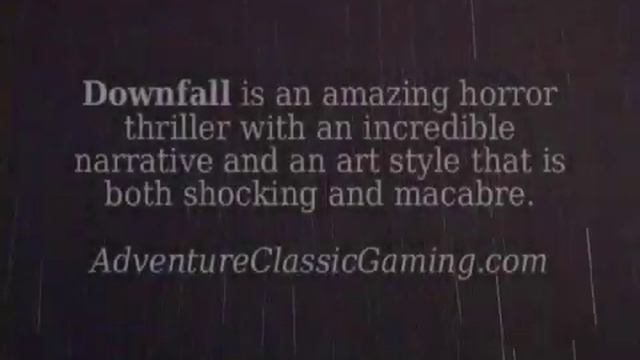 Downfall - a horror adventure game - trailer (2013) смотреть онлайн