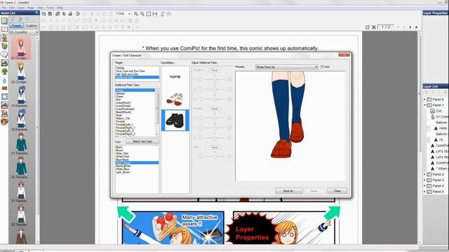 How to Make a Manga Girl with Comipo Manga Maker смотреть онлайн