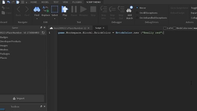 Как Написать Свой СКРИПТ в Roblox Studio! (УРОК 1) смотреть онлайн