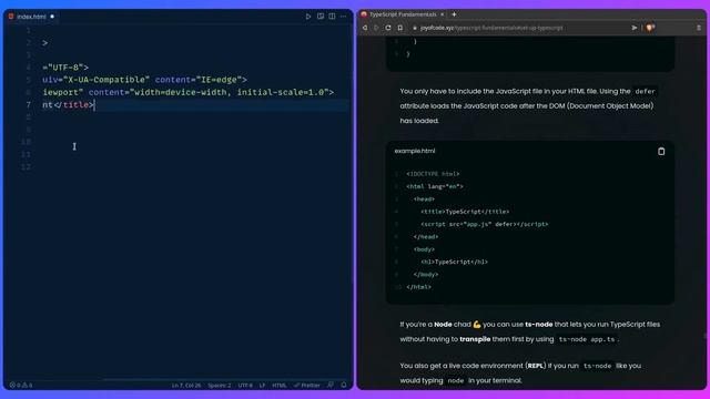 TypeScript Fundamentals - #18 Set Up TypeScript смотреть онлайн