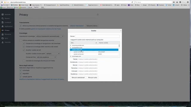 Firefox - Rimuovere Cookies смотреть онлайн