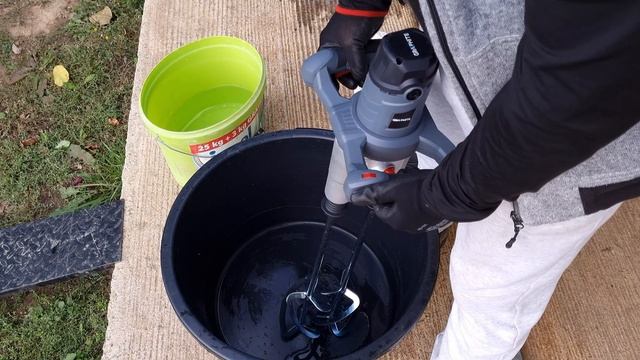 1800W  Dvojité Miešadlo Graphite 58G789 Na 100kg. Betón, Lepidlo, Farbu, Omietku