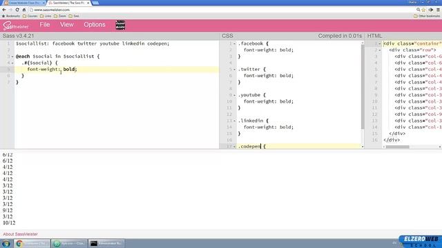 Learn Sass in Arabic #16 - Each смотреть онлайн