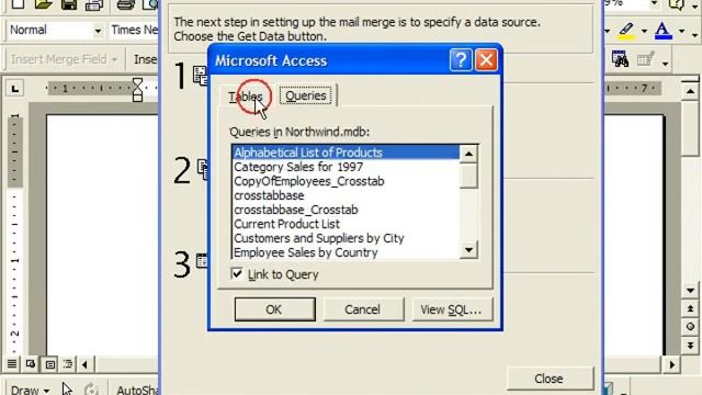 Word 2003 Tutorial Merging Catalogs 2000 & 97 Microsoft Office Training Lesson 24.2 смотреть онлайн