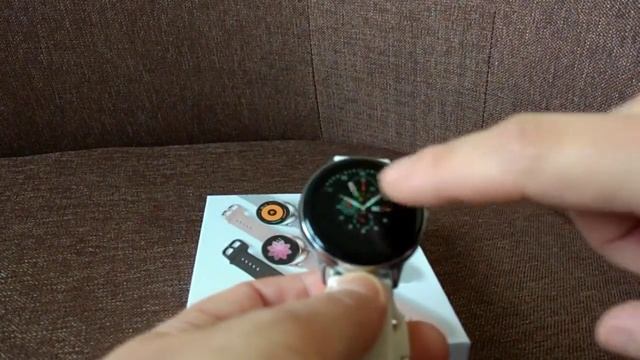 Распаковка умных часов No.1 DT88 Pro в стиле Samsung Galaxy Watch Active 2 IP67 Bluetooth 5.0 смотреть онлайн