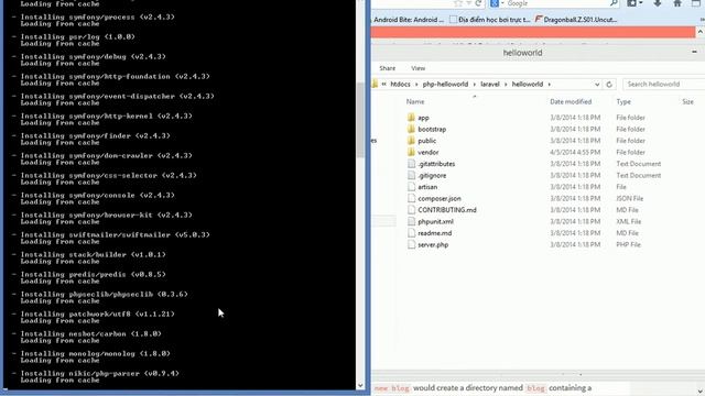 Hello World - Laravel 4.1 [WINDOWS 8.1] смотреть онлайн