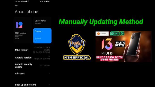 Miui 13.0.6 New System Update Roll Out For Poco F3 Global Users | Call Speaker And Camera Bugs Fixe смотреть онлайн