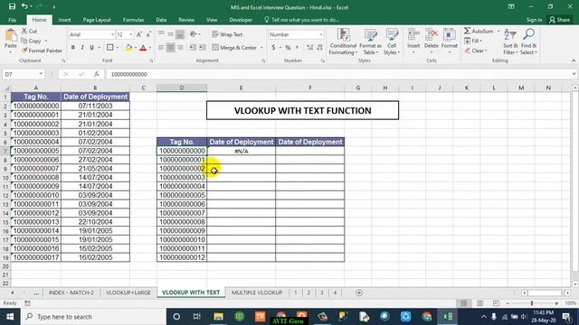 How to use VLOOKUP with TEXT Function in Excel? смотреть онлайн