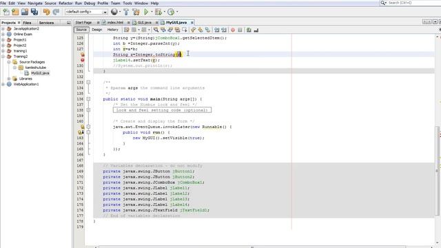 Java Swing Tutorial 2 - Displaying Result in Label or TextField using NetBeans IDE смотреть онлайн