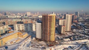 Квартал "Беринг" в Новосибирске - Ход строительства Январь 2024