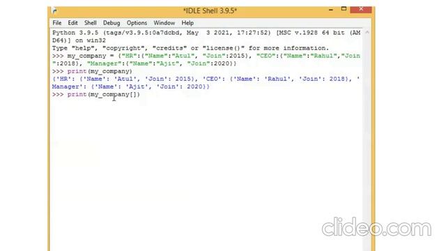 Nested Dictionary in Python for Beginners in (Hindi) смотреть онлайн