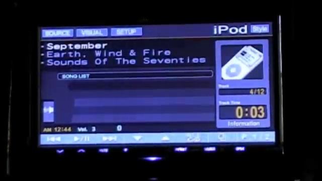 SOT Video Review 3b Part I - Alpine IVA-W505 - IPod