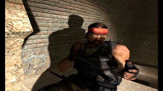 [Gmod] CS: Terrorist plays with a knife смотреть онлайн