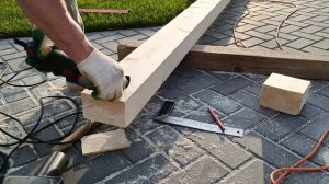 Опора с чашкой, для столбов навеса